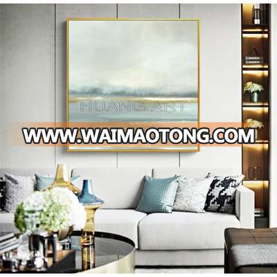 Hand-painted New Fashion Modern Golden Abstract Oil Painting on Canvas for Decor Beautiful Simple Abstract Oil Painting NO Frame